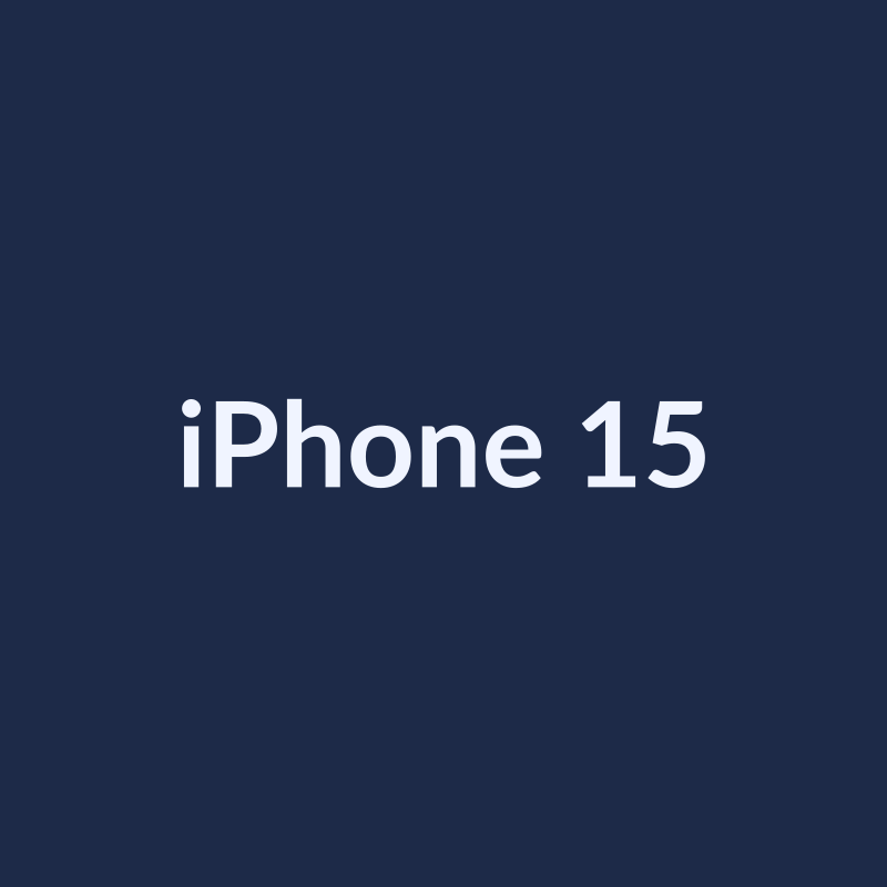 iPhone 15 placeholder image