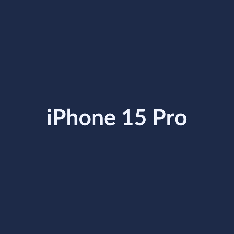 iPhone 15 Pro placeholder image